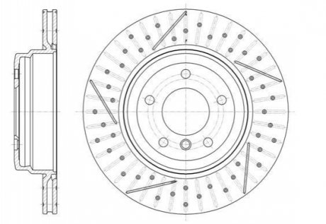 Тормозной диск (задний) ROADHOUSE 61451.10 (фото 1)