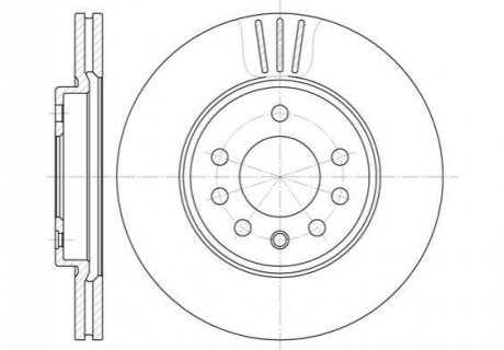 Тормозной диск (передний) ROADHOUSE 6319.10 (фото 1)