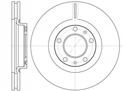 Тормозной диск (передний) ROADHOUSE 6693.10 (фото 1)