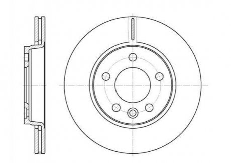 Тормозной диск (задний) ROADHOUSE 670710 (фото 1)