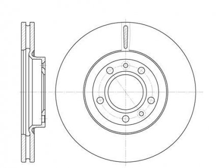 Тормозной диск (передний) ROADHOUSE 686910 (фото 1)