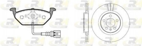Комплект тормозов, дисковый тормозной механизм ROADHOUSE 8633.01 (фото 1)