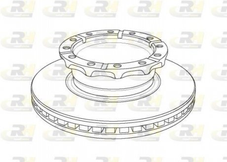 Гальмівний диск ROADHOUSE NSX115820 (фото 1)