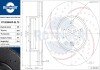 Диск тормозной высокоуглеродистый с перфорацией и слотированием с графитовым покрытием Rotinger RT 20344HP-GL T5 (фото 1)