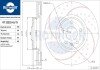 Диск тормозной с перфорацией и слотированием с графитовым покрытием Rotinger RT 22225-GL T5 (фото 1)