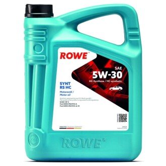 Олива моторна HIGHTEC SYNT RS SAE 5W-30 HC (5 L) ROWE 20024-0050-99 (фото 1)