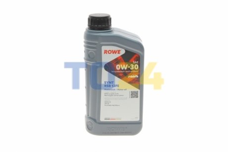 Олива моторна HIGHTEC SYNT RSB 12FE SAE 0W-30 (1 L) ROWE 20305-0010-99 (фото 1)