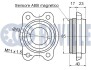 Підшипник маточини (передньої) Audi A6 (4F2, C6), 04/04 - 08/11 RUVILLE 221197 (фото 2)