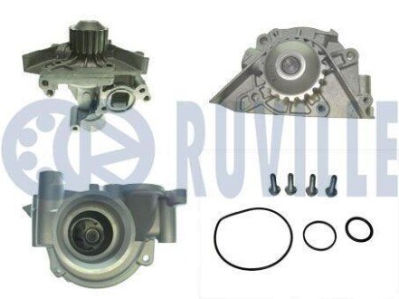 Помпа води Citroen C4/C5/C8/Jumpy/Fiat Scudo/Peugeot 206/407 2.0 16V 00- (з корпусом) (d=65mm) 561460