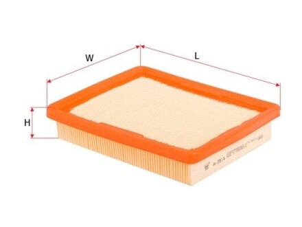 A-2814 Фільтр повітряний A-2814