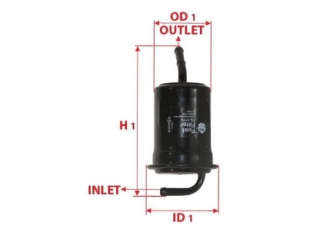 FS-1714 Фільтр паливний FS-1714