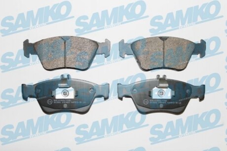 Гальмівні колодки, дискове гальмо (набір) Samko 5SP409 (фото 1)