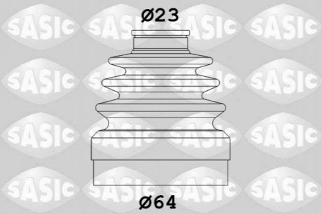 Комплект пильовиків гумових SASIC 1904011 (фото 1)