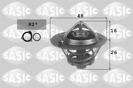 Термостат системи охолодження SASIC 3306025 (фото 1)