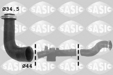 Патрубок интеркулера SASIC 3334008 (фото 1)