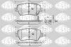 Тормозные колодки передние Renault Clio III, Clio IV, Megane IV SASIC 6214011 (фото 1)