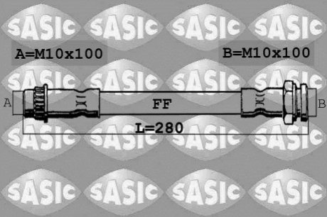 Шланг гальмівний SASIC 6600018 (фото 1)