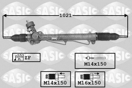 Кермовий механізм SASIC 7006141 (фото 1)