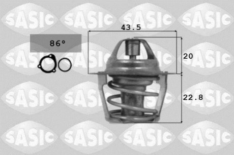 Термостат системи охолодження SASIC 9000106 (фото 1)