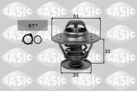 Термостат системи охолодження SASIC 9000161 (фото 1)