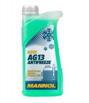 Антифриз AG13 (-40) Mannol Hightec ГОТОВЫЙ зеленый 1л (20) MN4013-1