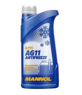 Конц. Антифриза AG11 Mannol Longterm синий 1л (20) MN4111-1