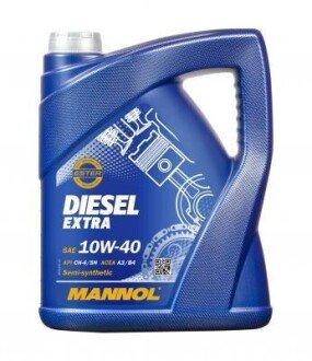 Mannol Diesel Extra 10w40 5л CH-4/SL (4) MN7504-5