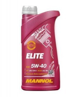 Mannol Elite 5w40 1л SN/CH-4 (20) MN7903-1