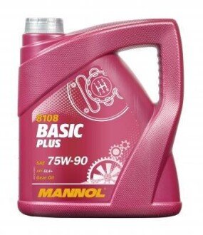 Mannol Basic Plus 75w90 GL-4+ 4л (4) MN8108-4