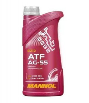 Олива АКПП ATF (1L) ZF Lifeguard Fluid 6 ступка (Amber) SCT - Mannol MN82121 (фото 1)