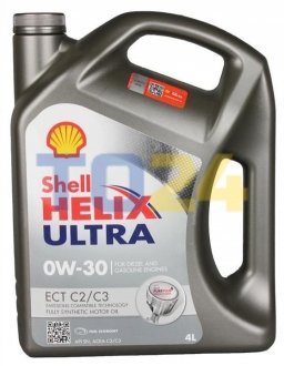 Олія моторна Shell Helix Ultra ECT С2/С3 0W-30 (4 л) 550042353