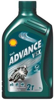 Олива моторна SHELL Shell Advance VSX 2T (Каністра 1л) 550053703