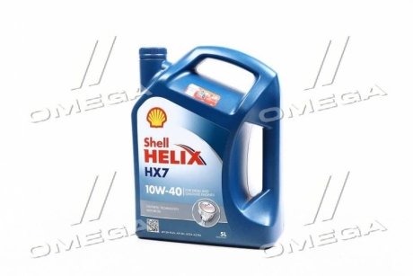 Олива моторна SHELL Helix HX7 SAE 10W-40 (Каністра 5л) 550053738