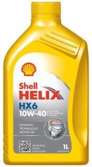 Олива двигуна 1L Shell Helix HX6 10W40 550053775