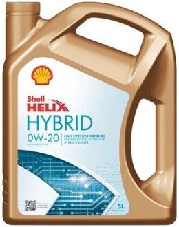 Олива двигуна 5L Shell Helix Hybrid 0W-20 550056725