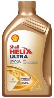 Олива двигуна 1L Shell Helix Ultra SP 0W20 (API SP, АСЕА C5) 550063070