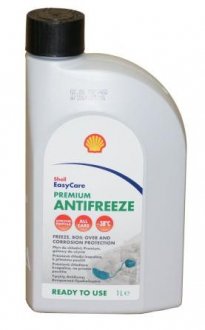 SHELL 1л Premium Антифриз сине-зеленый -38С° (замена 60тыс.) G11 PBT74F