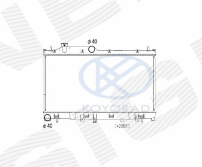 Радіатор SUBARU LEGACY, 14 - 17 Signeda RA606532Q (фото 1)