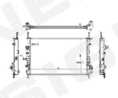 Радіатор RA62023A