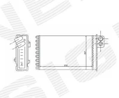 Радіатор пічки RP71152