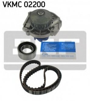 Комплект ГРМ (ремень+ролик+помпа) VKMC 02200