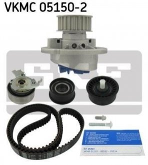 Комплект ГРМ (ремень+ролик+помпа) SKF VKMC051502 (фото 1)