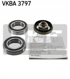 Комплект подшипника ступицы SKF VKBA 3797 (фото 1)