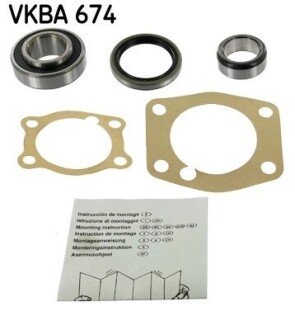 Пiдшипник ступицi колеса SKF VKBA 674