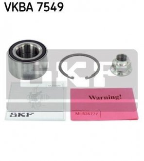 Подшипник колеса, комплект SKF VKBA 7549 (фото 1)