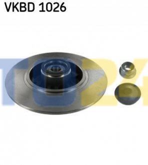 Тормозной диск с подшипником (задний) SKF VKBD 1026 (фото 1)
