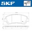 Комплект колодок гальмівних (передніх) Nissan Qashqai/X-Trail 07- SKF VKBP80069 (фото 2)