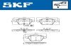 Колодки гальмівні (передні) VW Tiguan/Sharan 07- (Teves) Q+ (з датчиком) SKF VKBP80073E (фото 6)