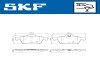 Комплект гальмівних колодок (задніх) Ford Connect 02- SKF VKBP90025 (фото 6)