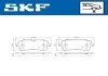 Колодки гальмівні (задні) Audi A4/A5/A6/A7 10- (+датчик) SKF VKBP90112E (фото 6)